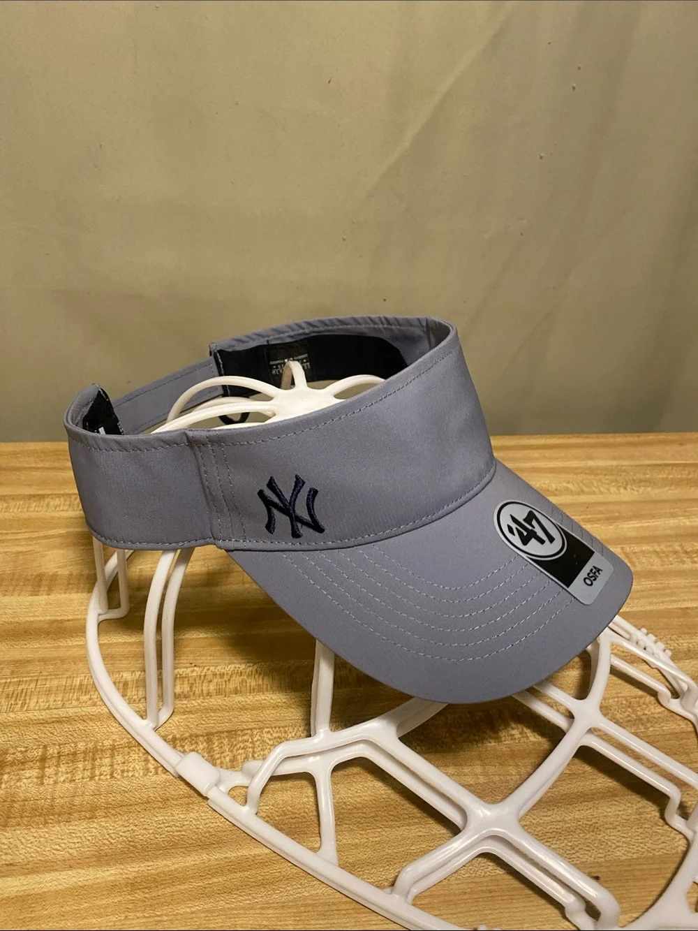 New York Yankees ‘47 OSFA Visora 900 S Adjustable Baseball Visor Grey O/S